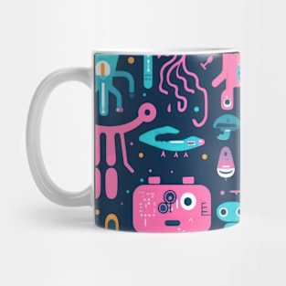 Playful Arena: Whimsical Monster Mates Mug